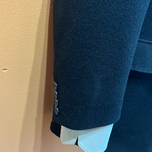 Saks Fifth Avenue 100% Camel Hair Black Sport Jacket sz 44R - Picture 3 of 9